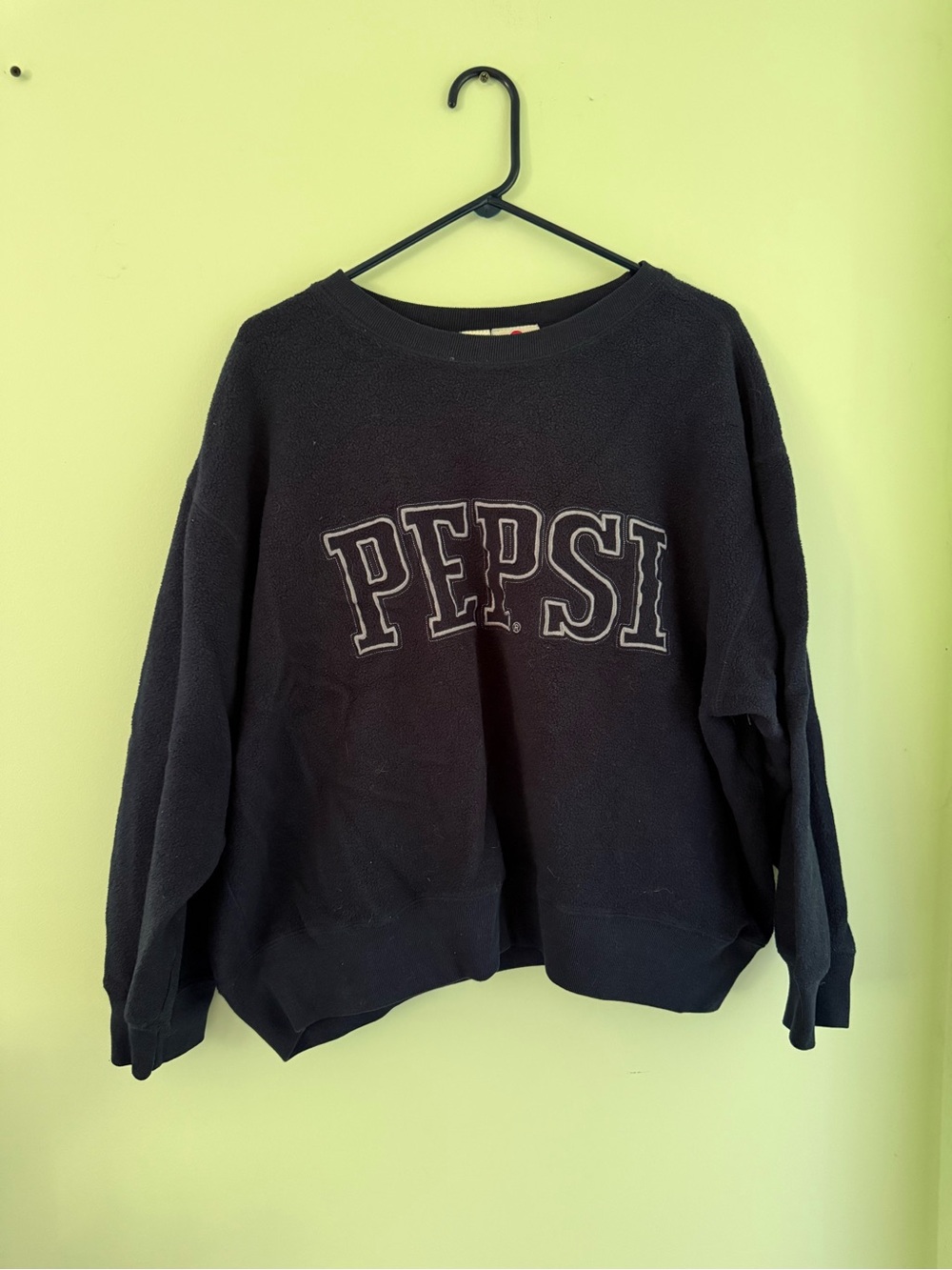 Pepsi Sweatshirt with White-Outlined Logo